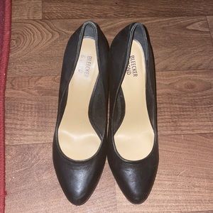 leather high heels stiletto